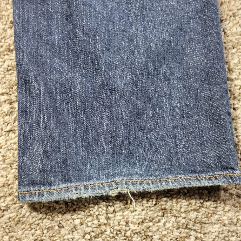 Lucky Brand Jeans Mens 38x30 Blue 181 Relaxed Straight Casual Dark Wash - Picture 7 of 9